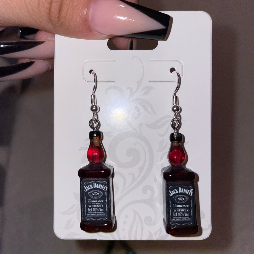 Jack Daniels Earrings